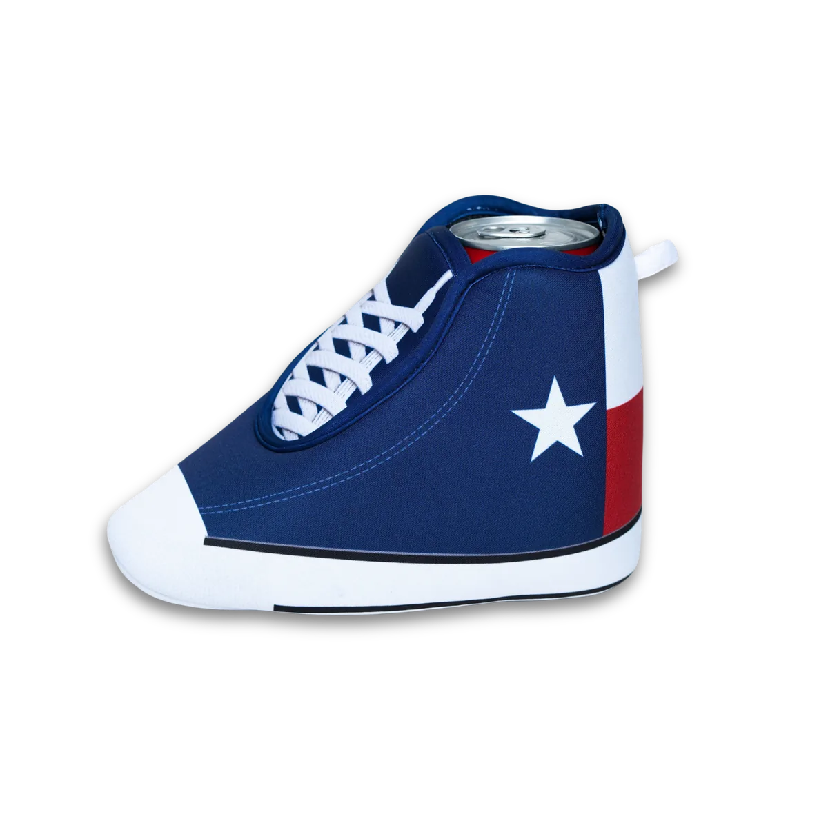 SHOEZIE High-Top — Texas flag design