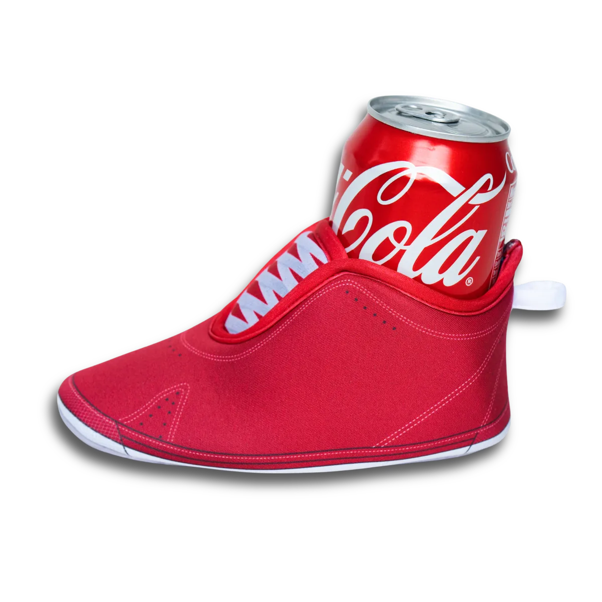 SHOEZIE Low-Top — Coca-Cola red design